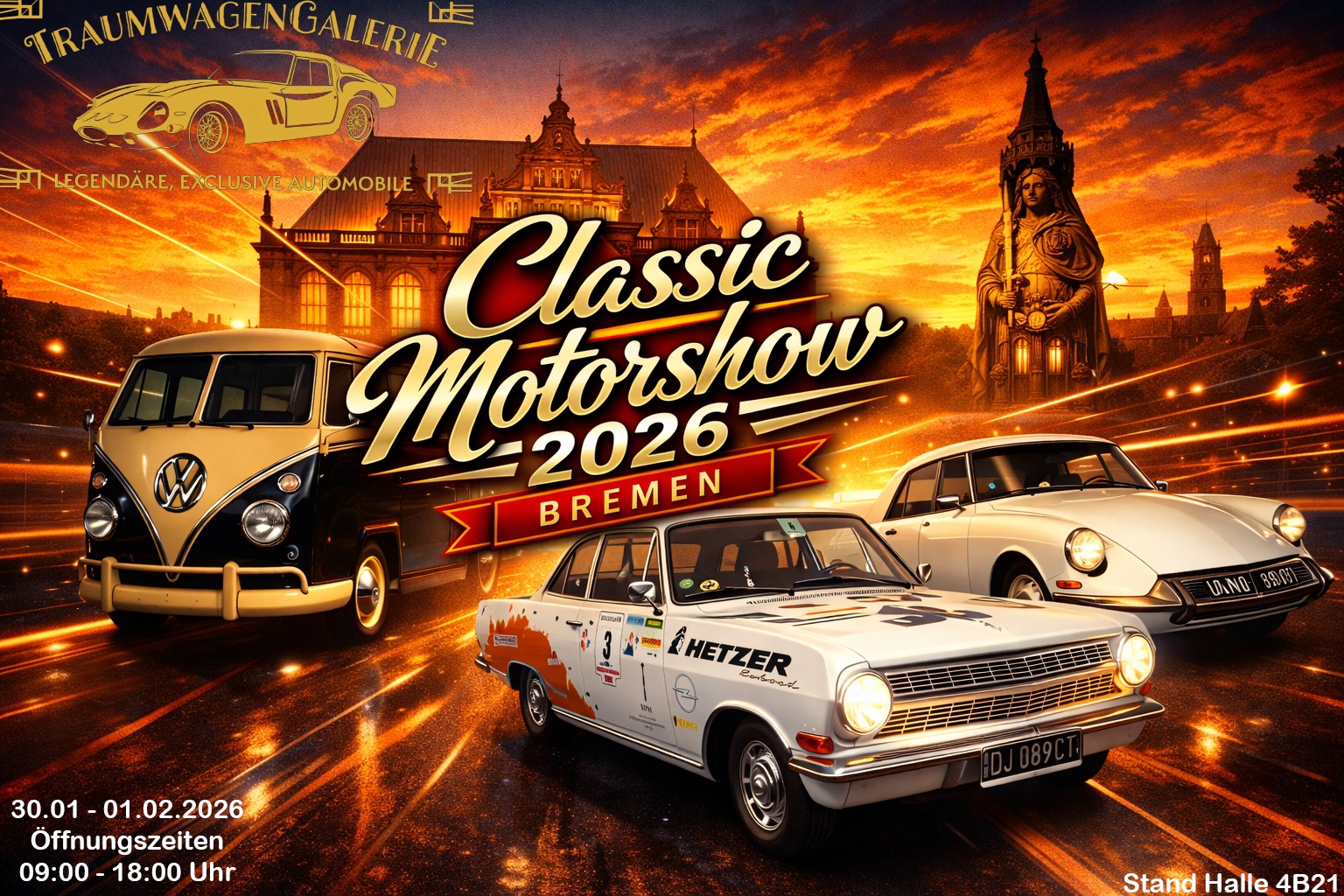 Bild von unser Messeauftritt bei der Bremen Classic Motorshow